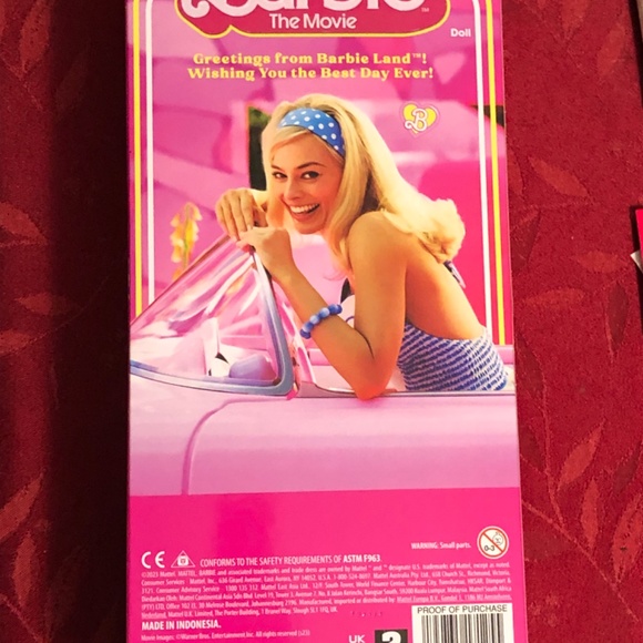 OVP BARBIE THE Movie Puppe Barbie In Pink Gingham Dress- Vorbestellung